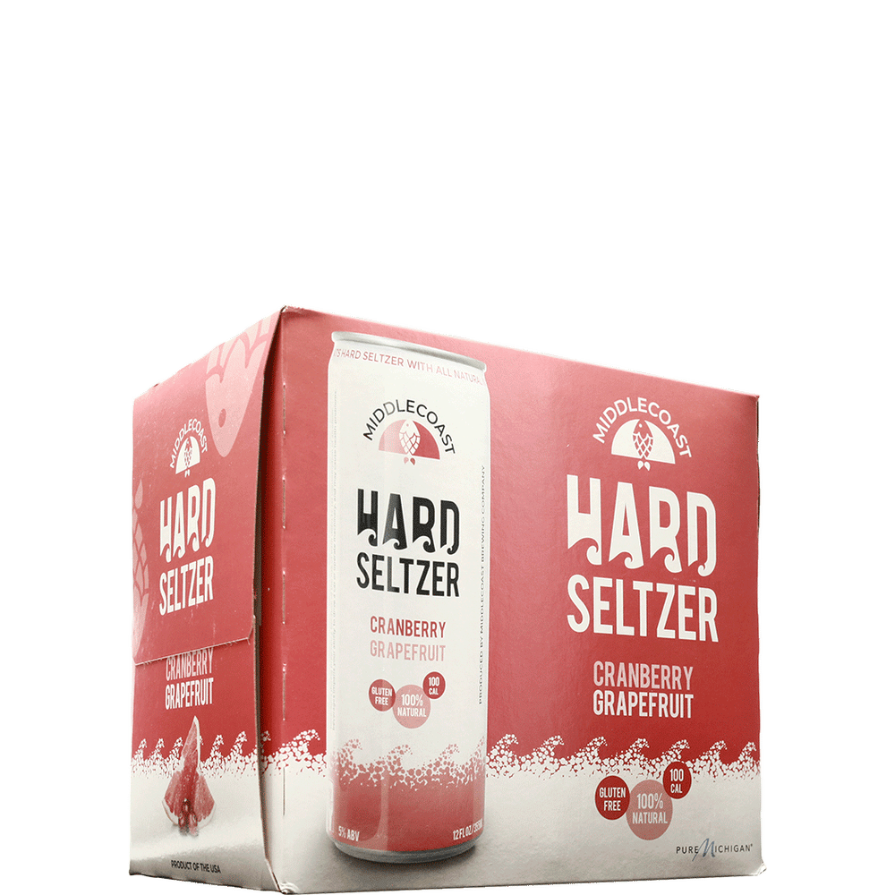 MiddleCoast Cranberry Grapefruit Hard Seltzer