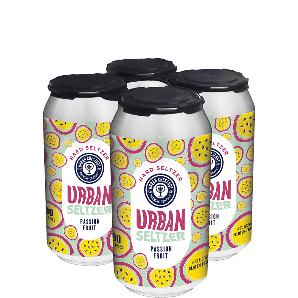Urban Chestnut Urban Passionfruit & Citra Hop Hard Seltzer