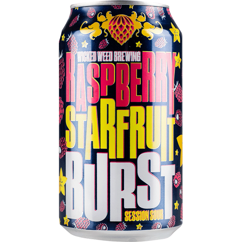 Wicked Weed Burst Session Sour w/ Raspberry & Starfruit