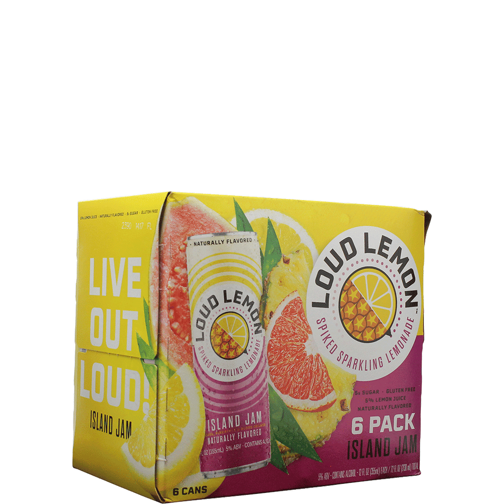 Loud Lemon Island Jam Spiked Sparkling Lemonade