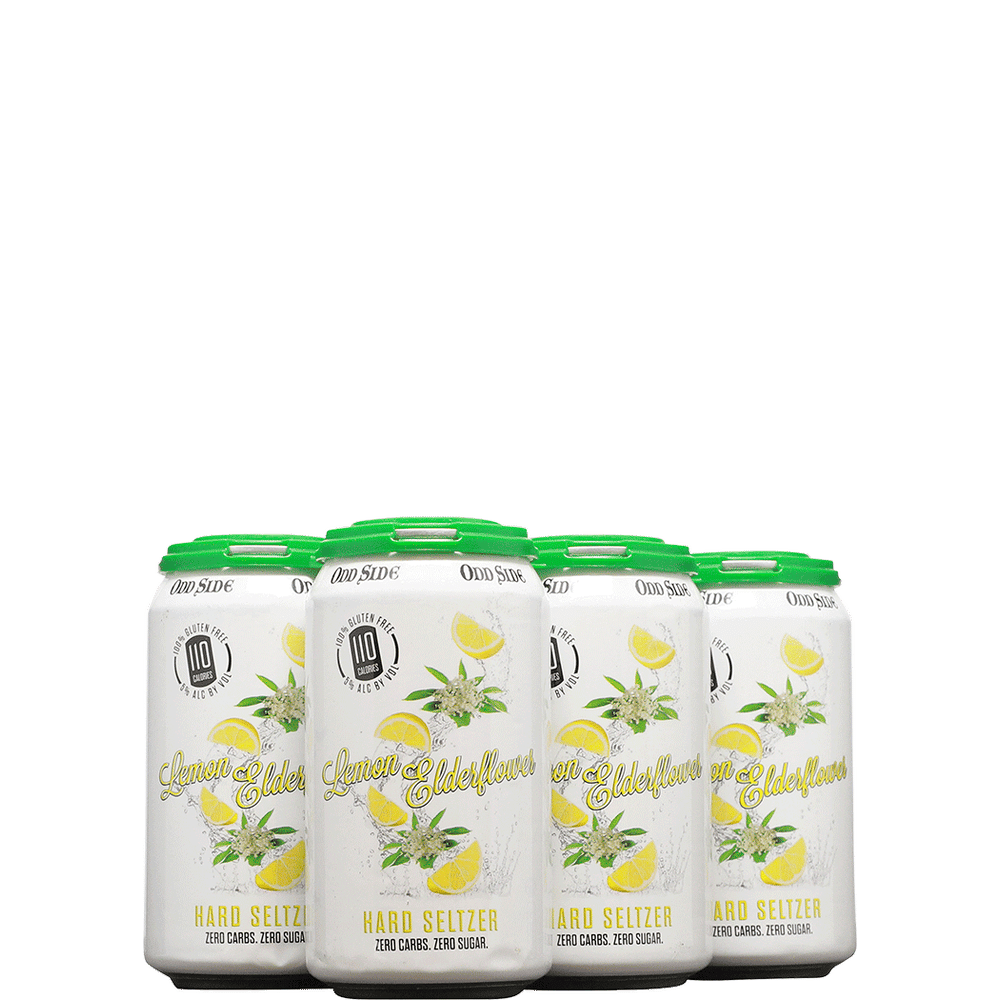 Odd Side Lemon Elderflower Seltzer