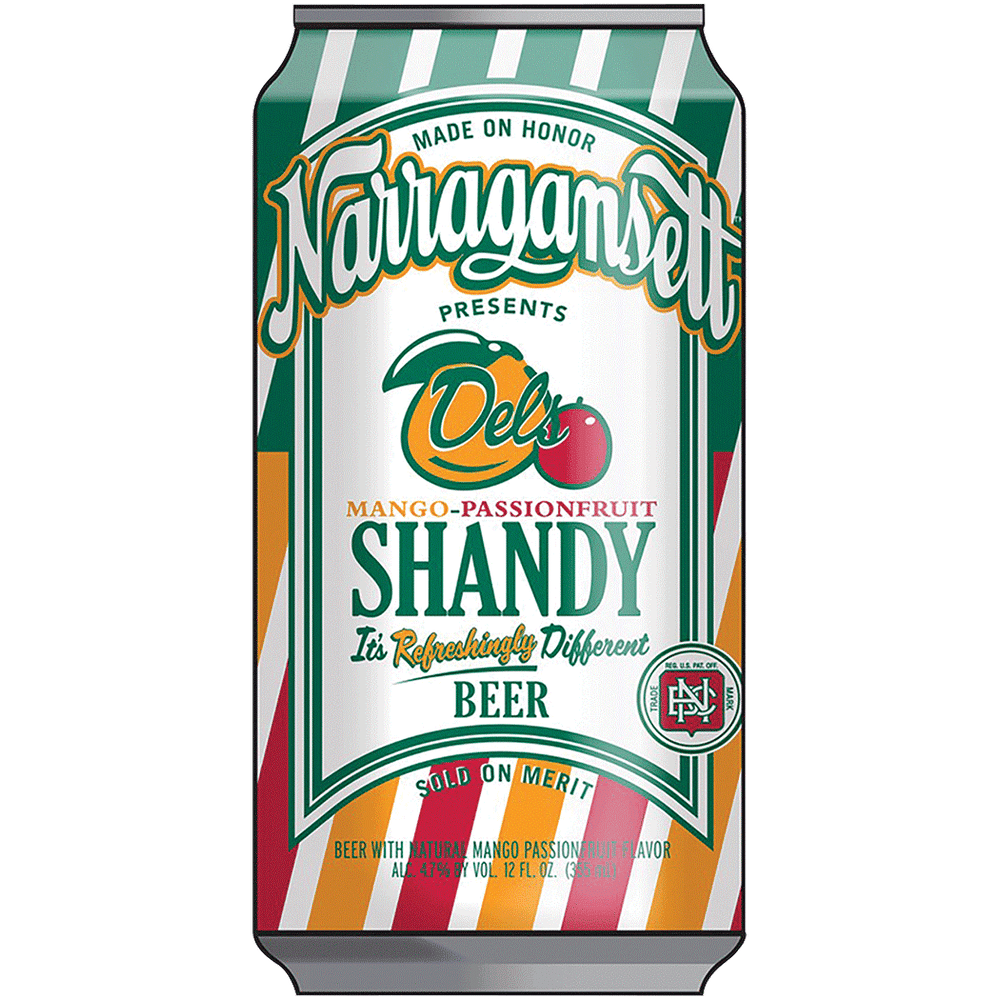 Narragansett Del's Mango Passionfruit Shandy