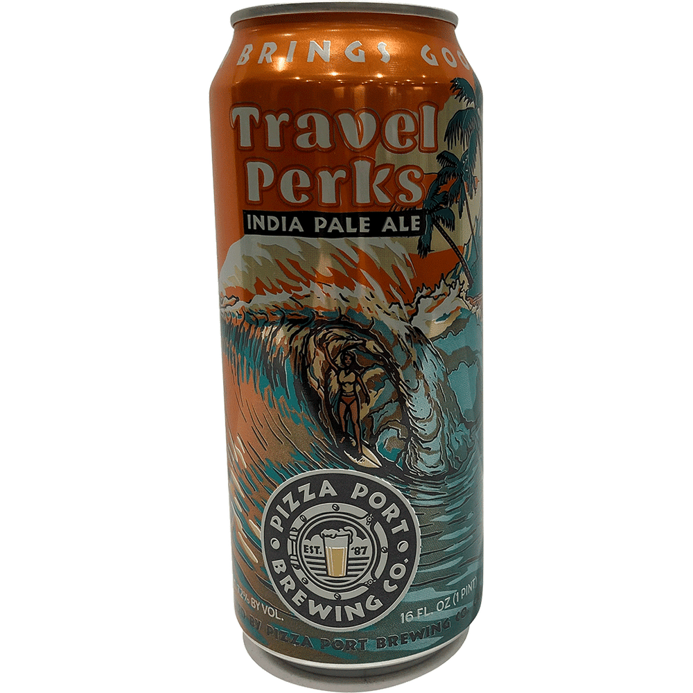 Pizza Port Travel Perks IPA