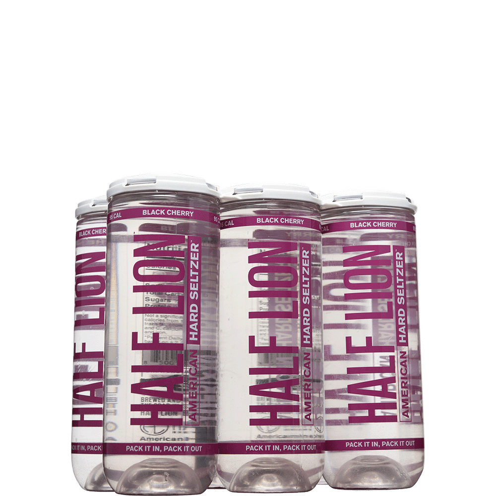 Half Lion Black Cherry Hard Seltzer