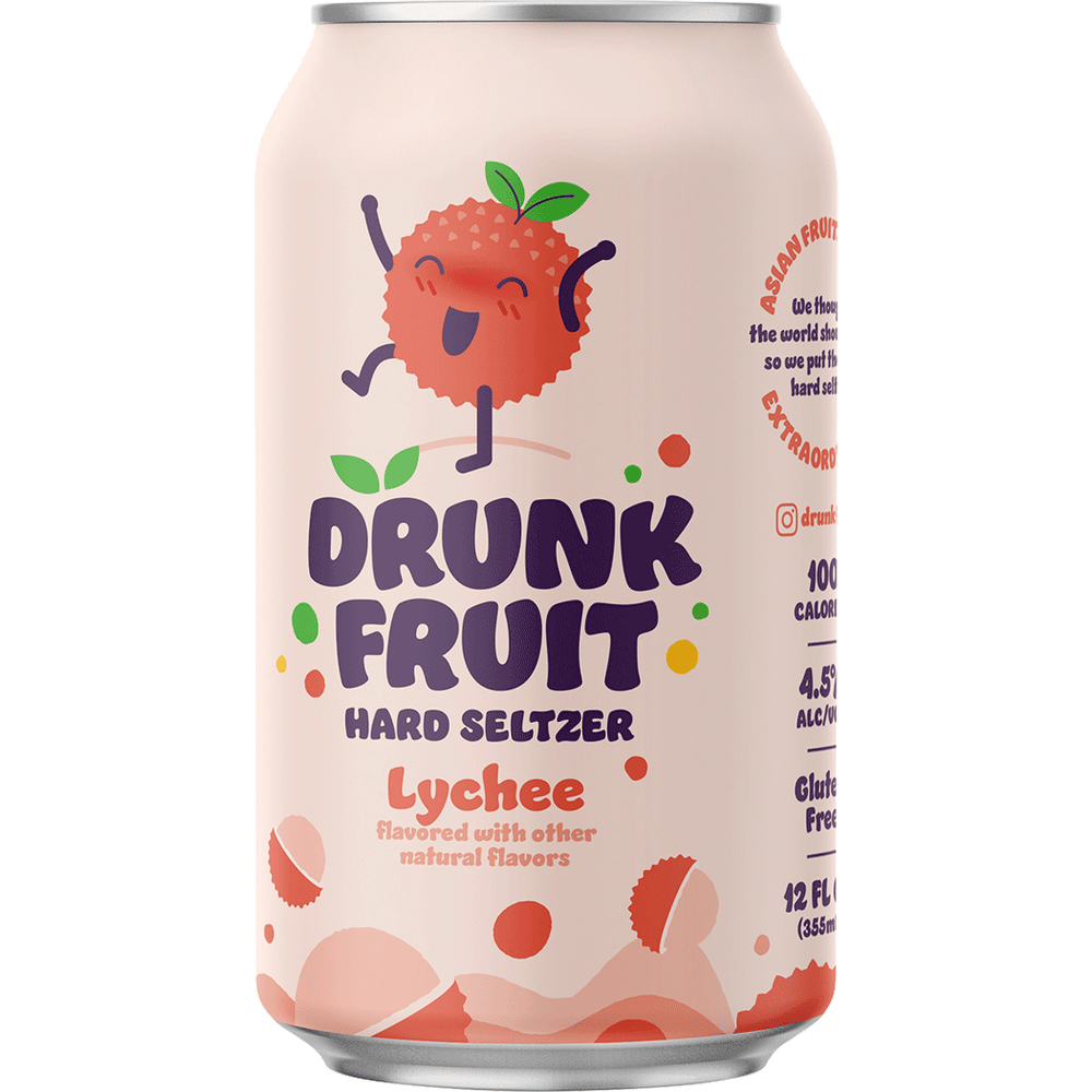Drunk Fruit Lychee Hard Seltzer