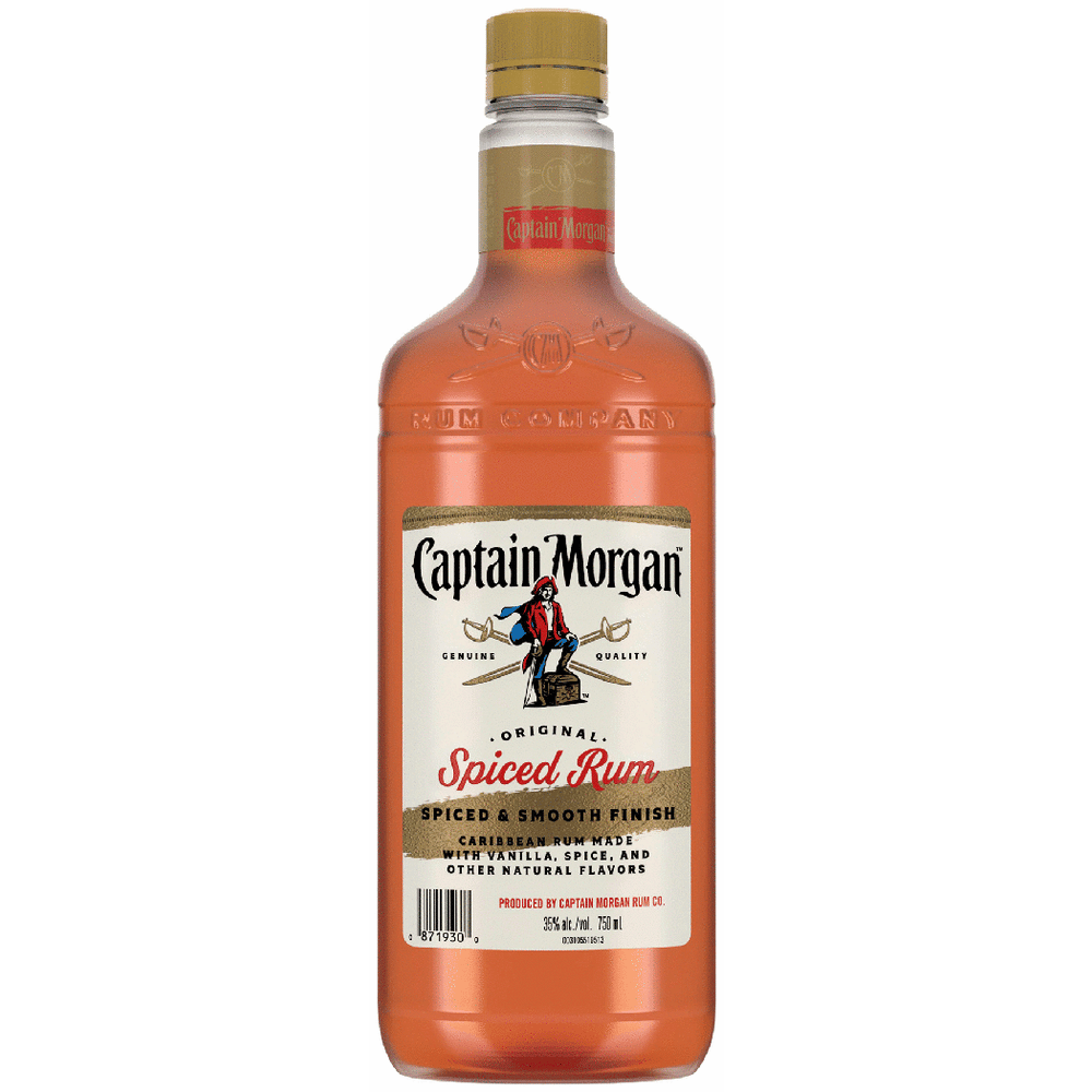 Captain Morgan Spiced Rum Plastic