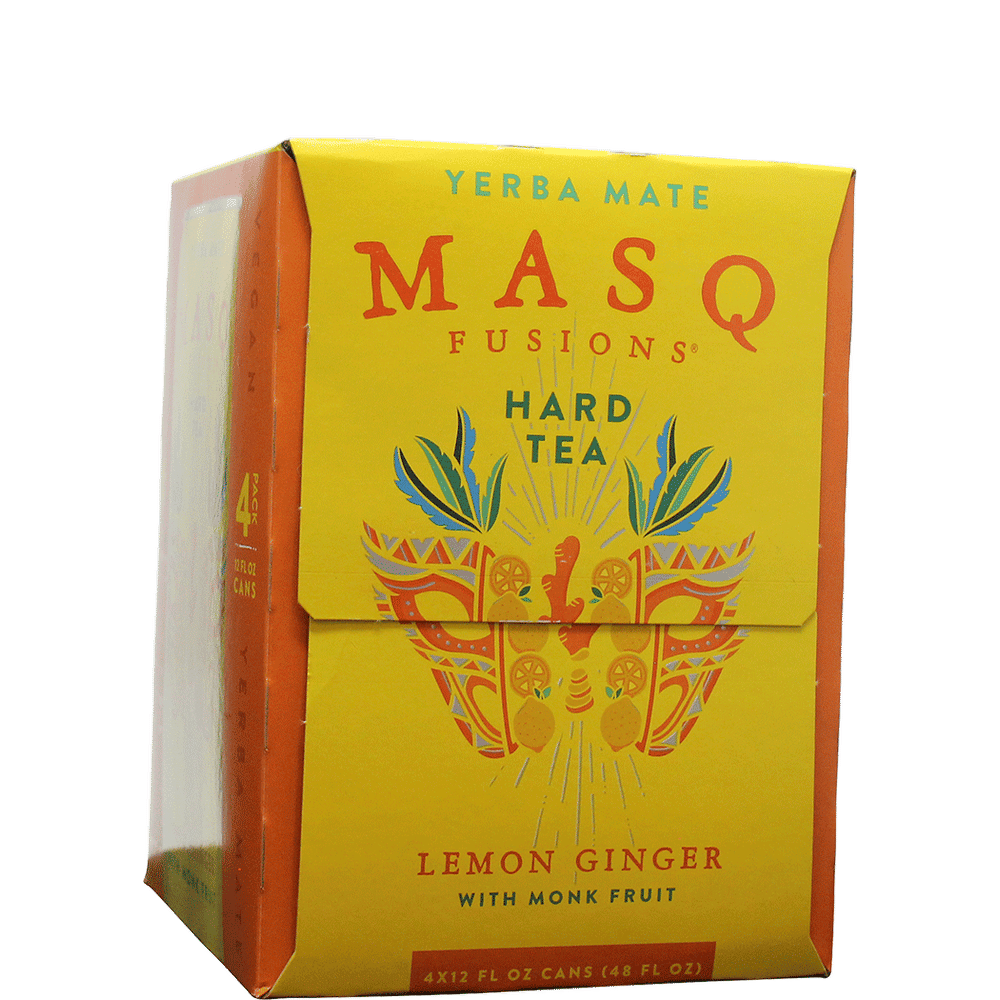 MASQ Fusions Hard Tea Lemon Ginger 4pk can