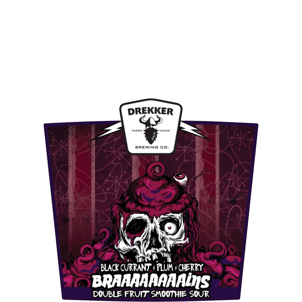 Drekker Braaains Black Currant Plum Cherry