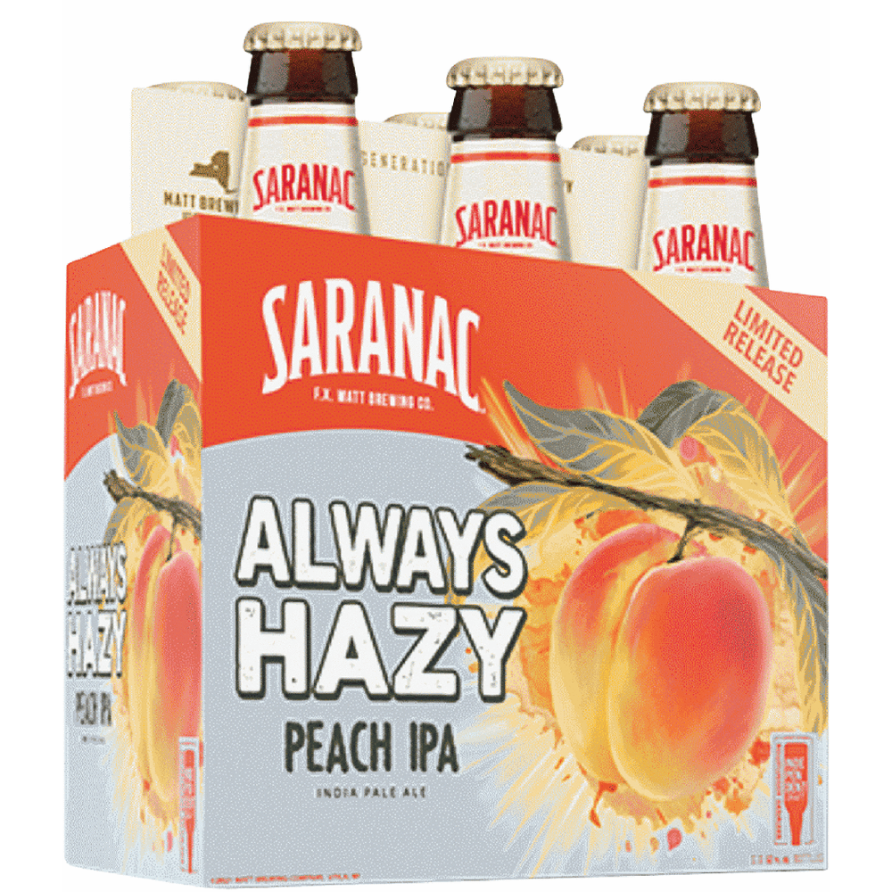 Saranac Always Hazy Peach IPA