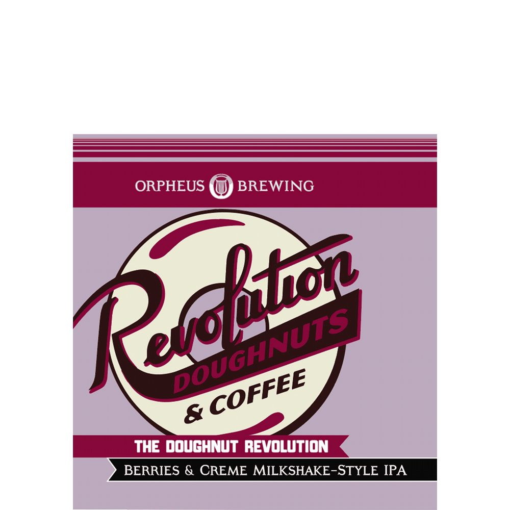 Orpheus The Doughnut Revolution: Berries and Creme Milkshake-Style IPA