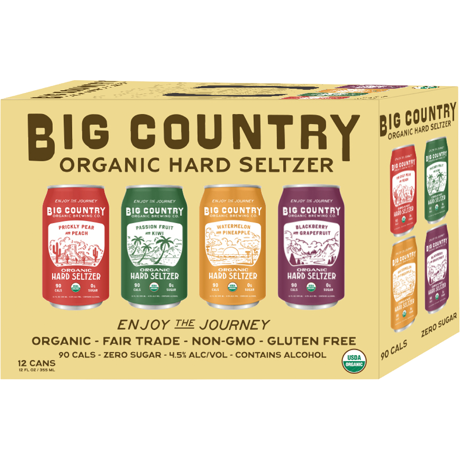 Big Country Organic Hard Seltzer Variety Pack