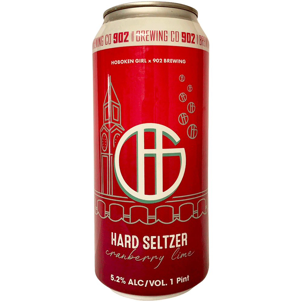 902 Brewing Hoboken Girl Cranberry Lime Hard Seltzer