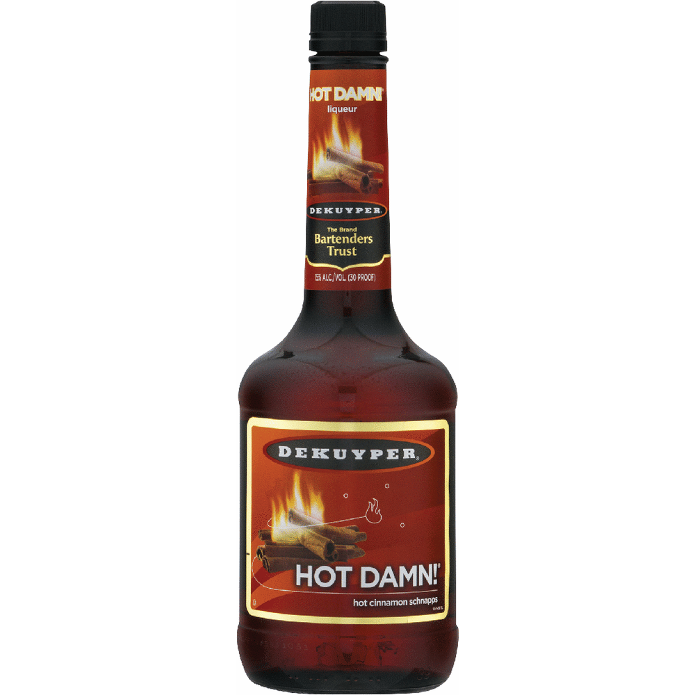 DeKuyper Hot Damn! Cinnamon Schnapps Liqueur