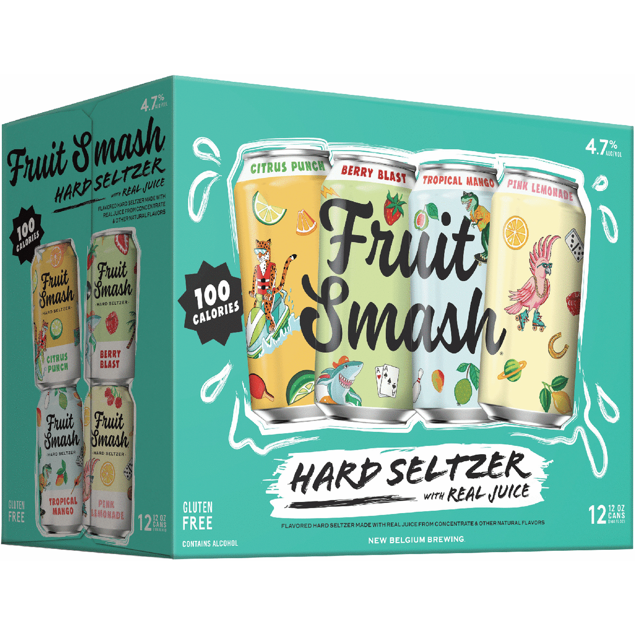 New Belgium Fruit Smash Hard Seltzer Variety