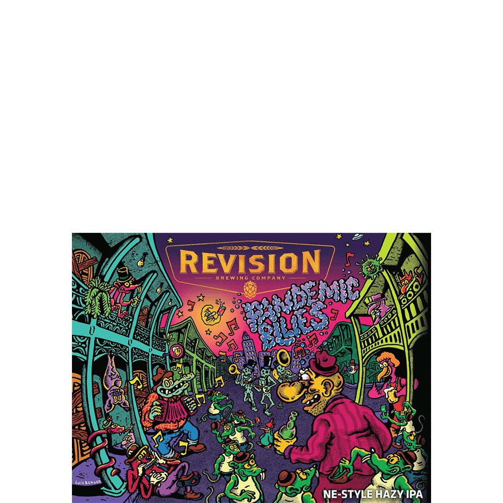Revision Pandemic Blues NE-Style Hazy IPA