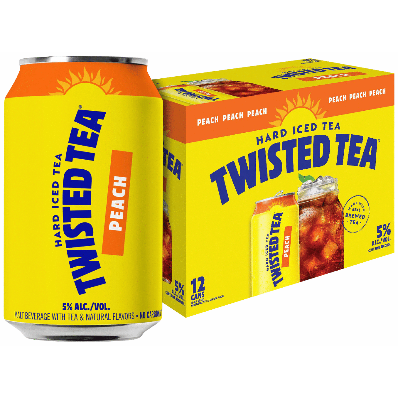 Twisted Tea Peach Hard Iced Tea
