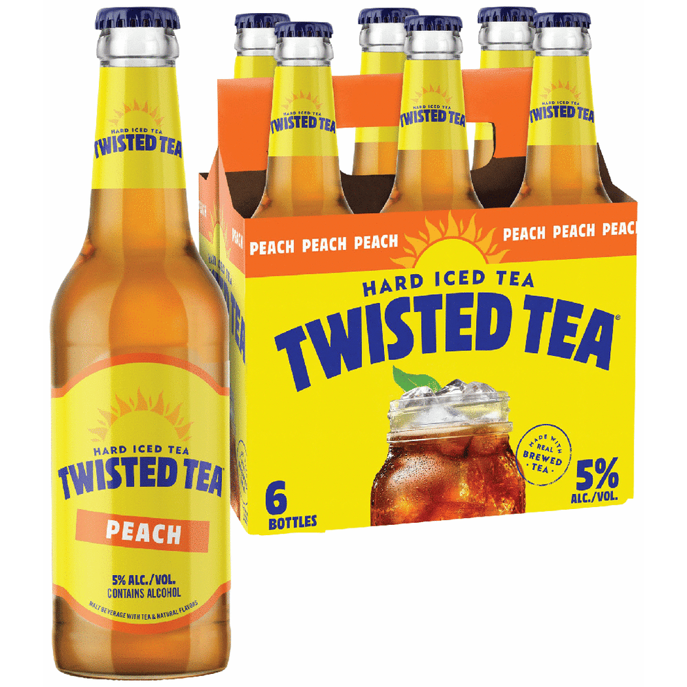 Twisted Tea Peach Hard Iced Tea