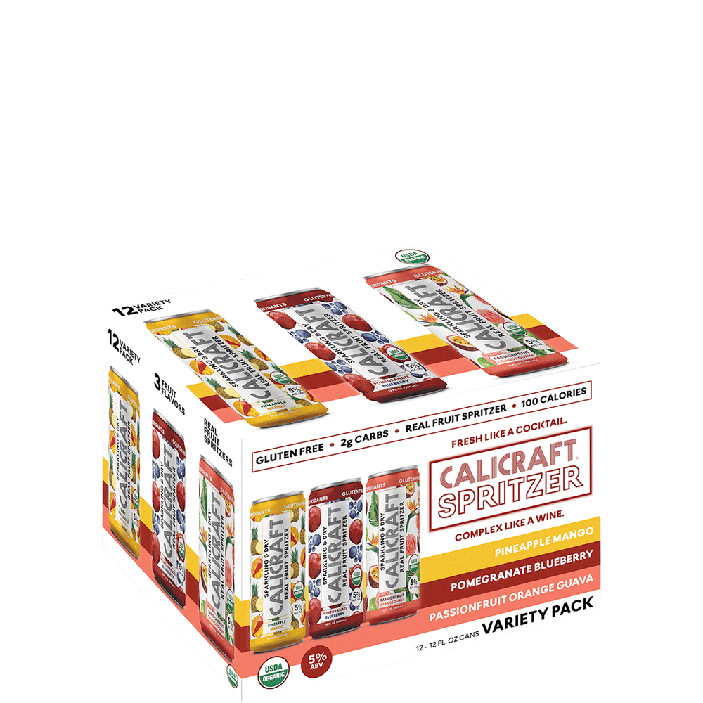 Calicraft Organic Spritzer Variety 12pk