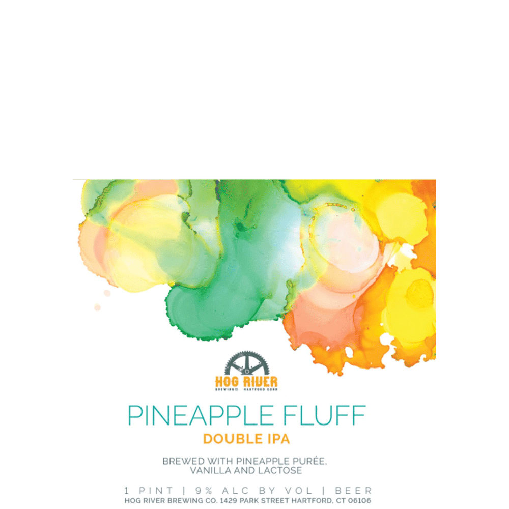 Hog River Pineapple Fluff Double IPA with Pineapple & Vanilla