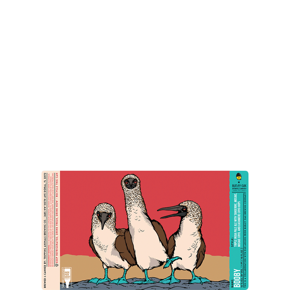 Tripping Animals Booby