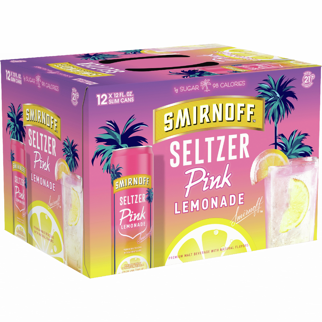 Smirnoff Seltzer Pink Lemonade