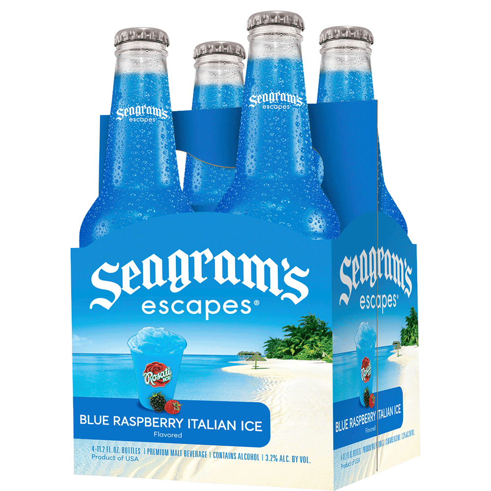 Seagrams Escapes Blue Raspberry Italian Ice
