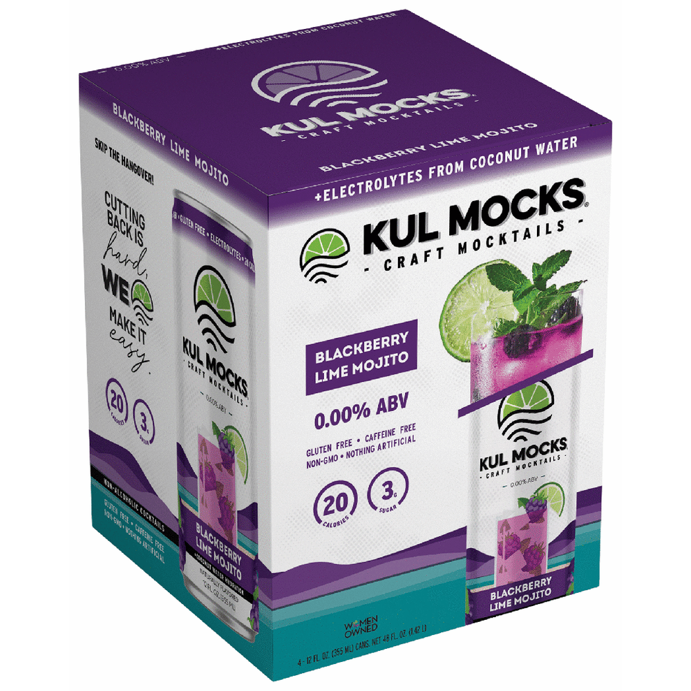 Kul Mocks Non-Alcoholic Blackberry Mock-Jito