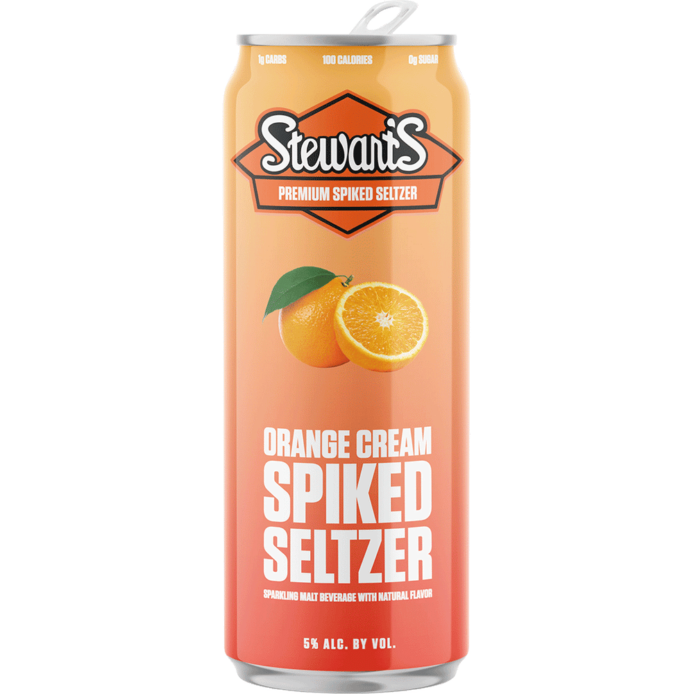 Stewart's Orange Cream Spiked Seltzer