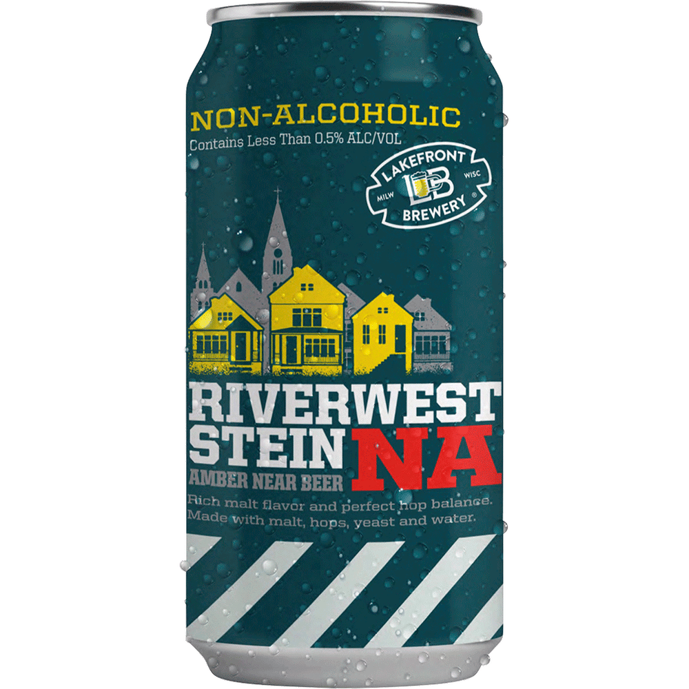 Lakefront Non-Alcoholic Riverwest Stein Amber Near Beer