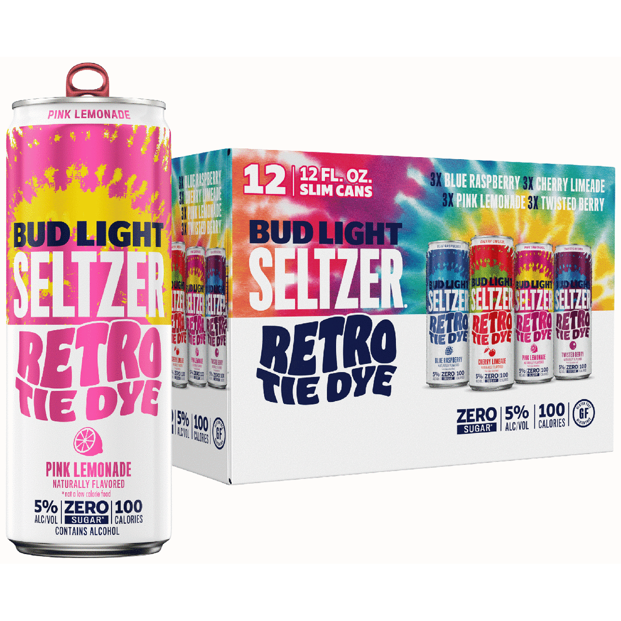 Bud Light Seltzer Retro Tie Dye Pack