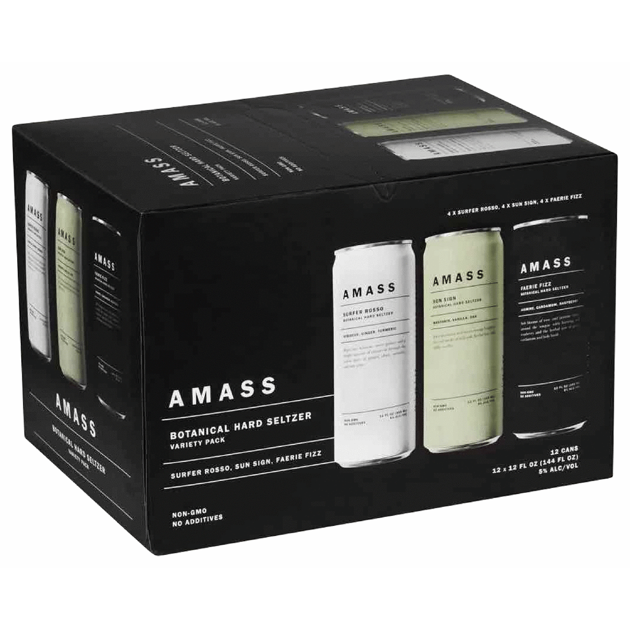 AMASS Botanical Hard Seltzer Variety Pack