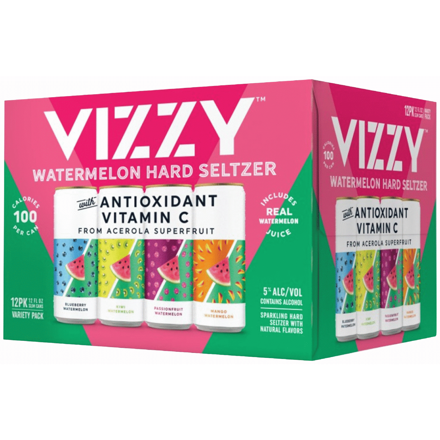 Vizzy Hard Seltzer Watermelon Variety Pack