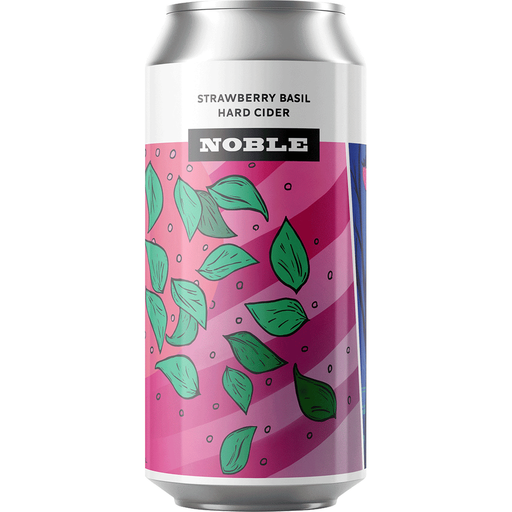 Noble Cider Strawberry Basil Hard Cider