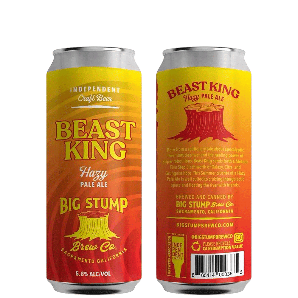 Big Stump Beast King Hazy Pale Ale