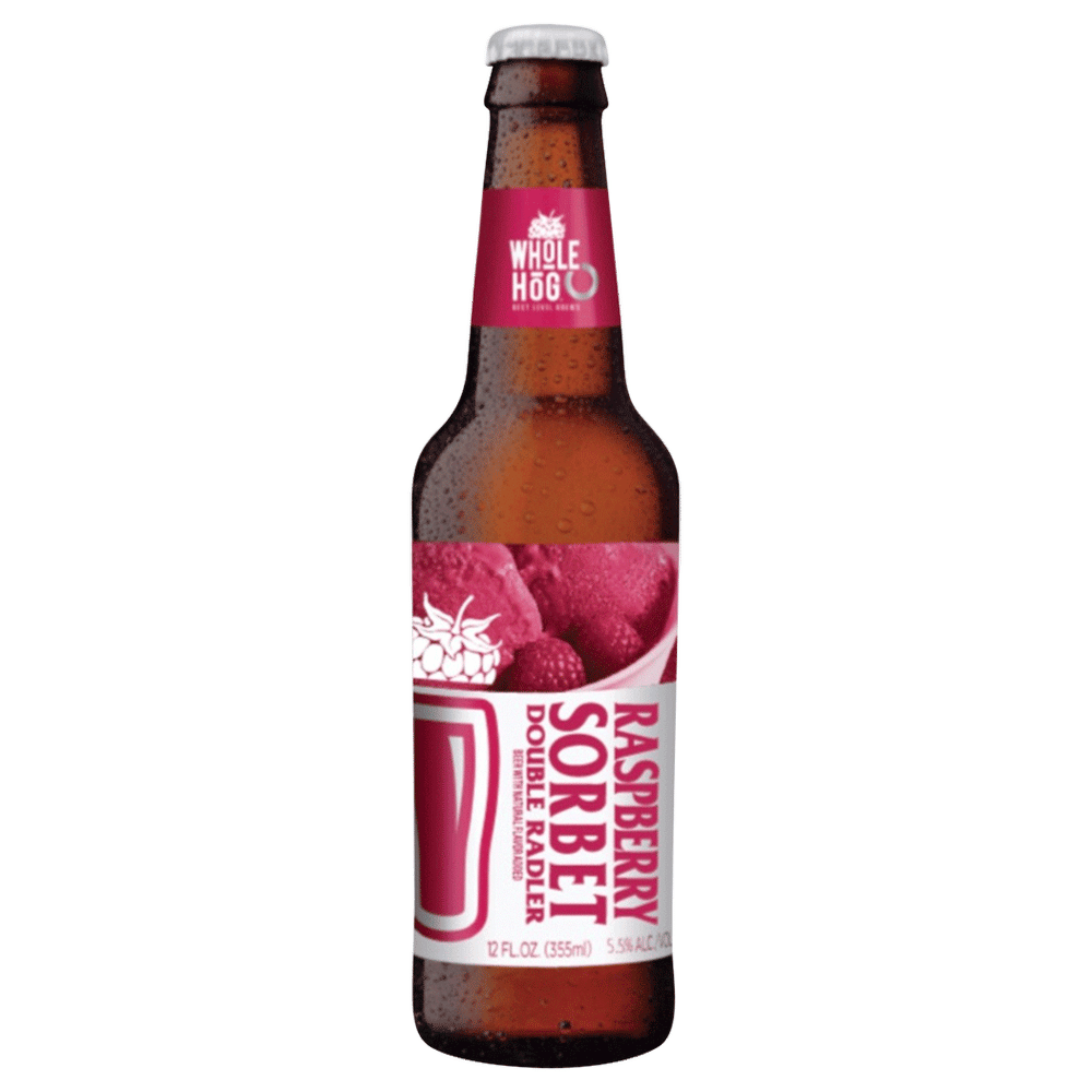 Whole Hog Raspberry Sorbet Double Radler