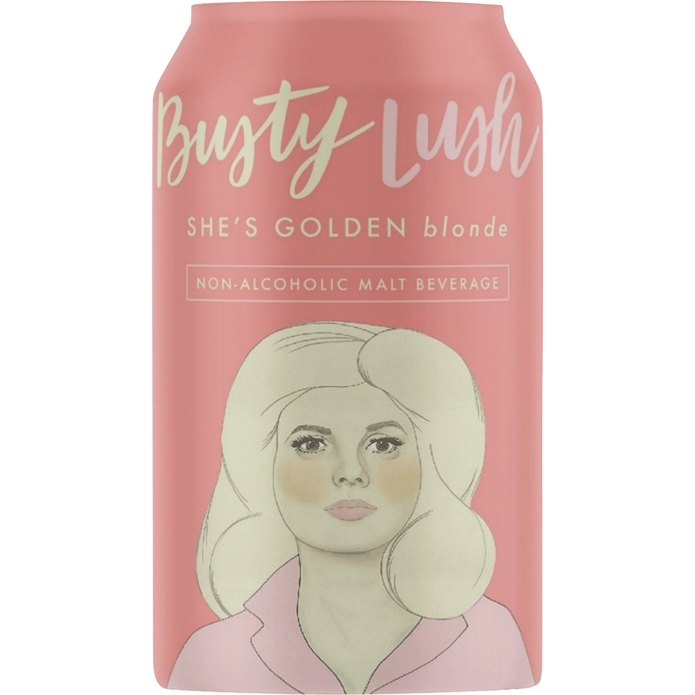 Busty Lush She's Golden Non-Alcoholic Blonde Ale