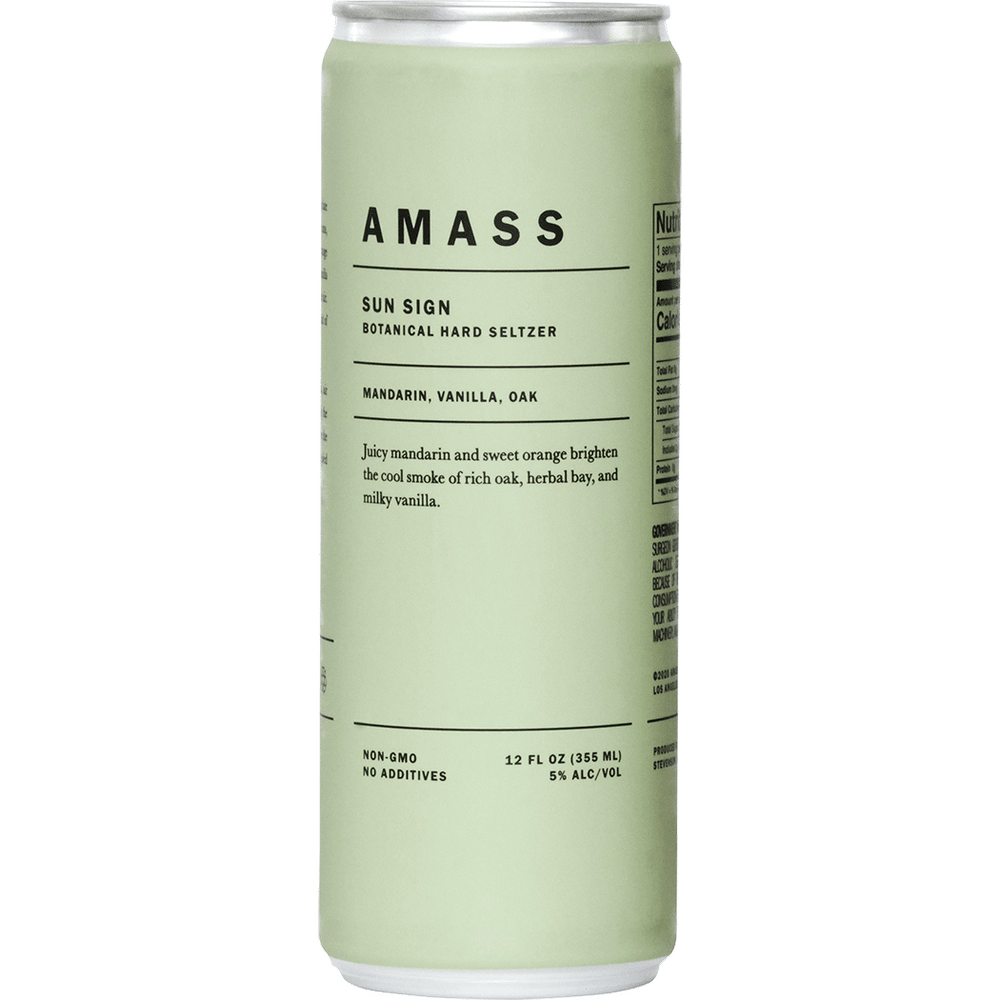 Amass Hard Seltzer Sun Sign