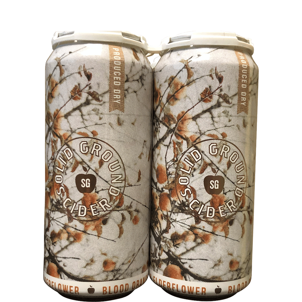 Solid Ground Blood Orange & Elderflower Cider