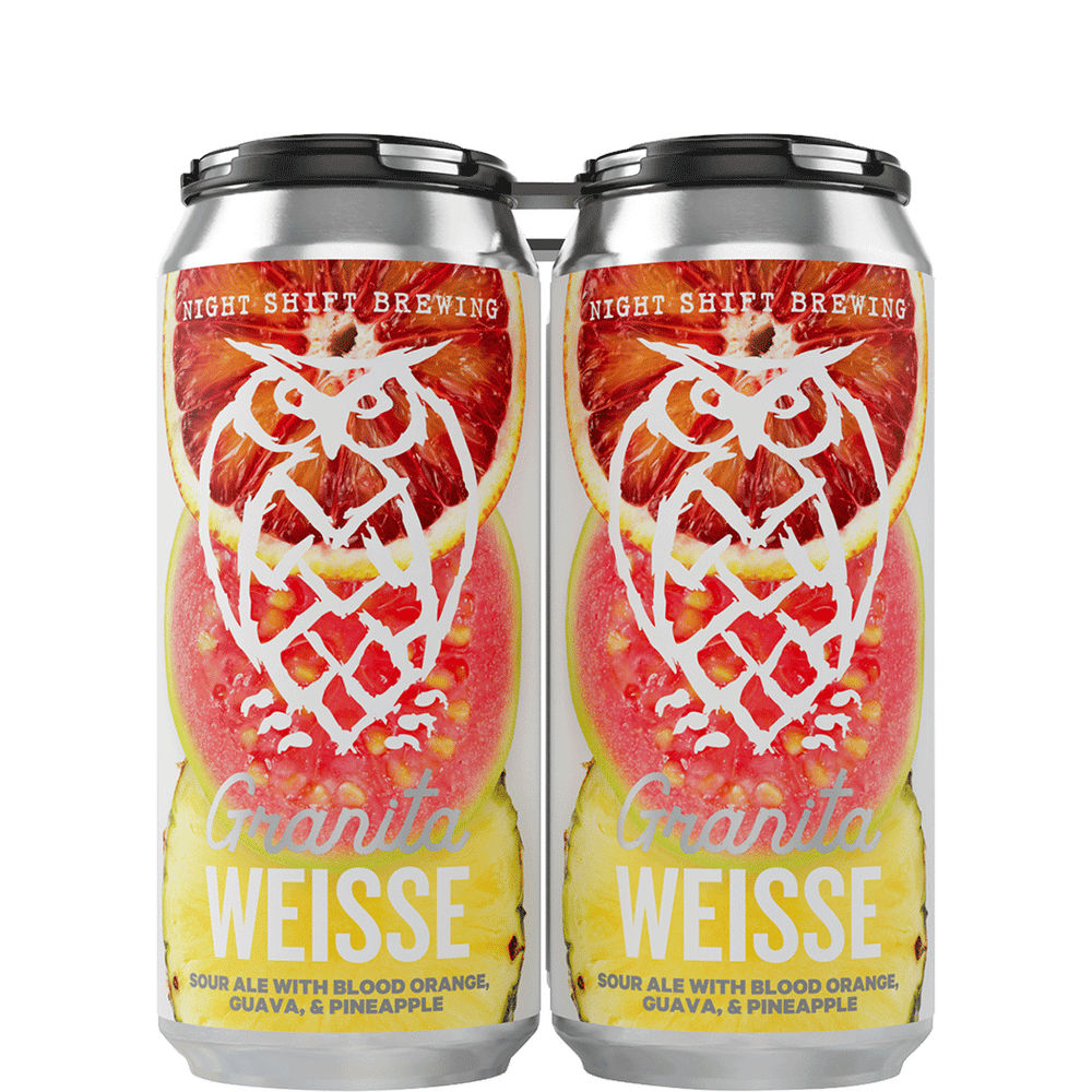 Night Shift Granita Weisse Sour Ale Pineapple Guava Blood Orange