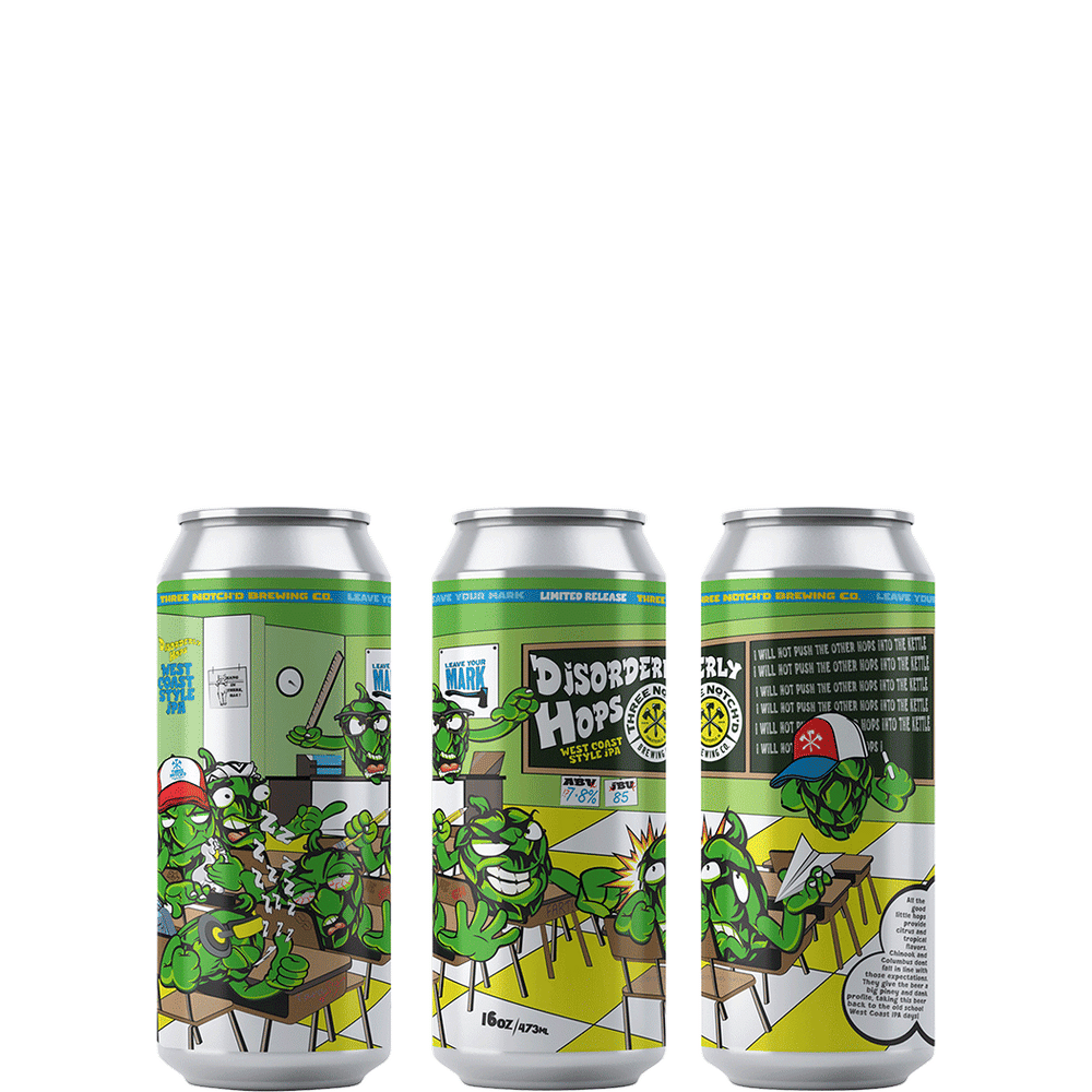 Three Notch'd Disorderly Hops IPA