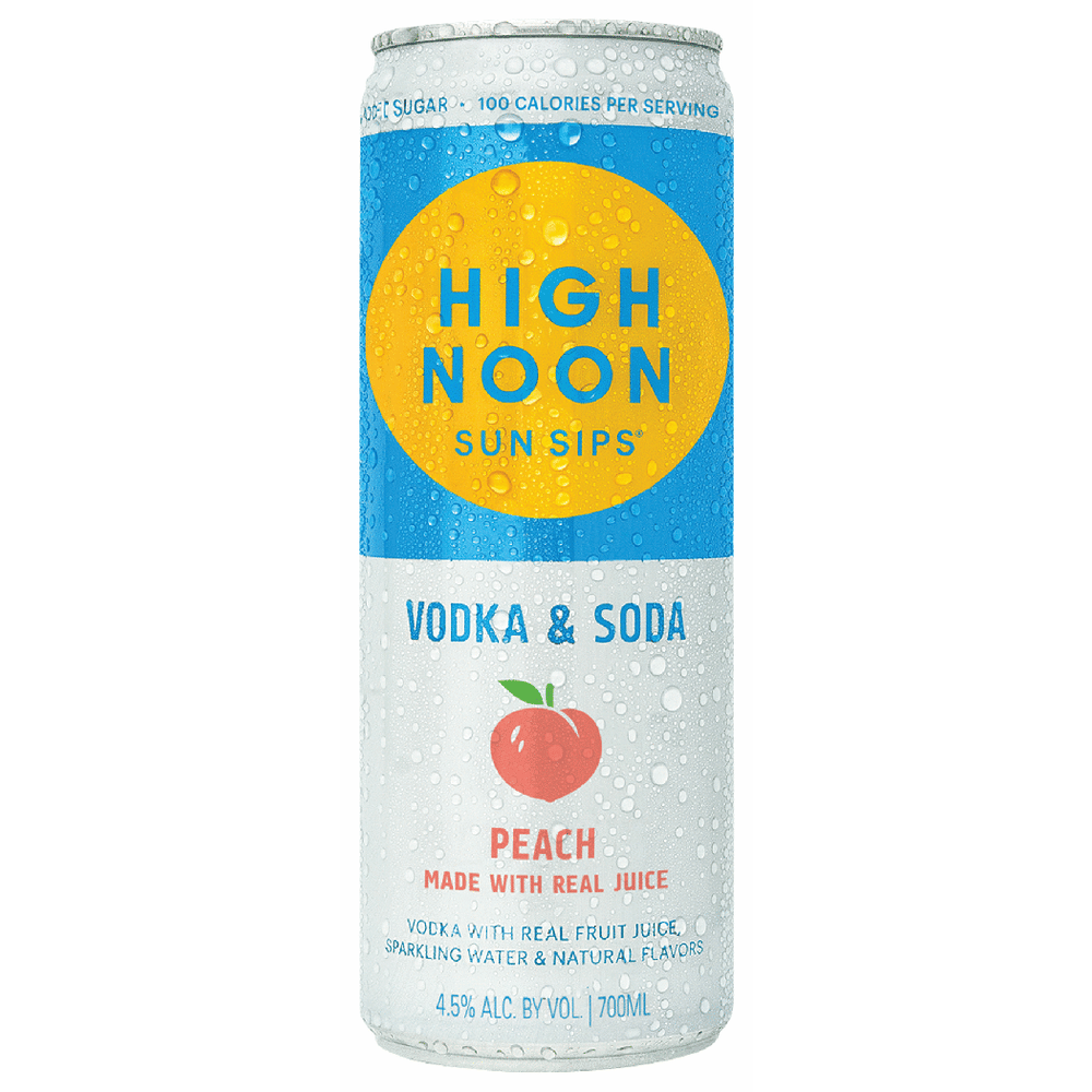 High Noon Hard Seltzer Vodka Peach