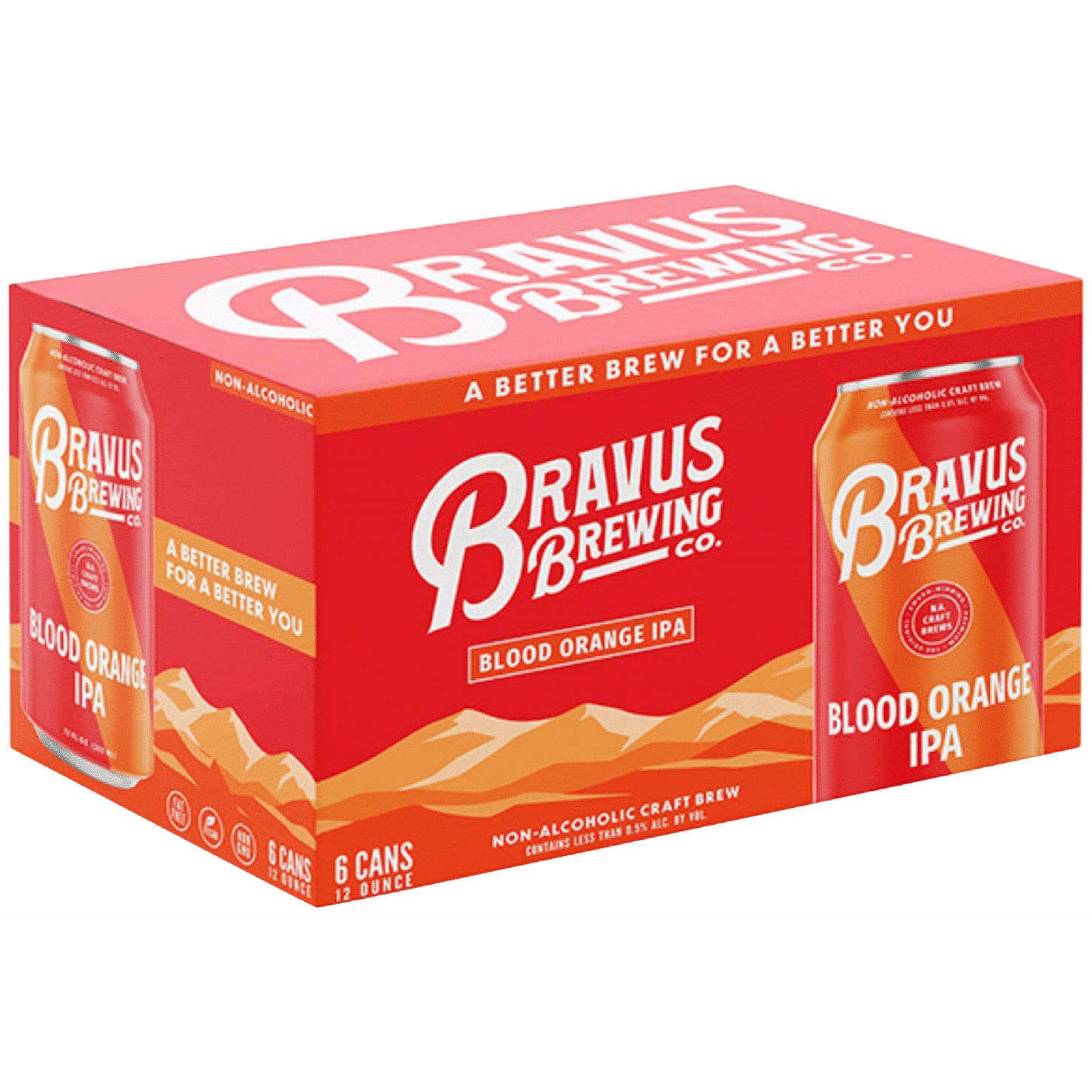 Bravus Non-Alcoholic Blood Orange IPA