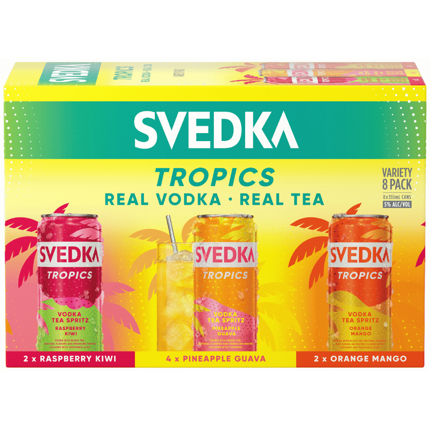 SVEDKA Tropics Variety Pack Vodka Tea Spritz