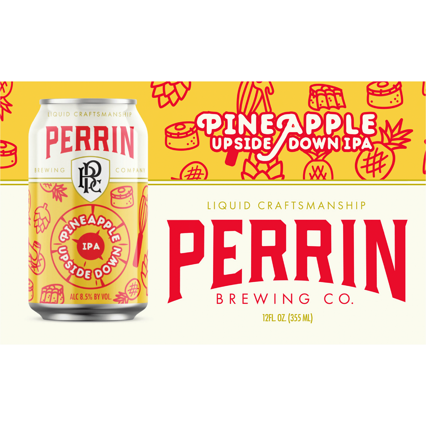 Perrin Brewing Pineapple Upside Down IPA