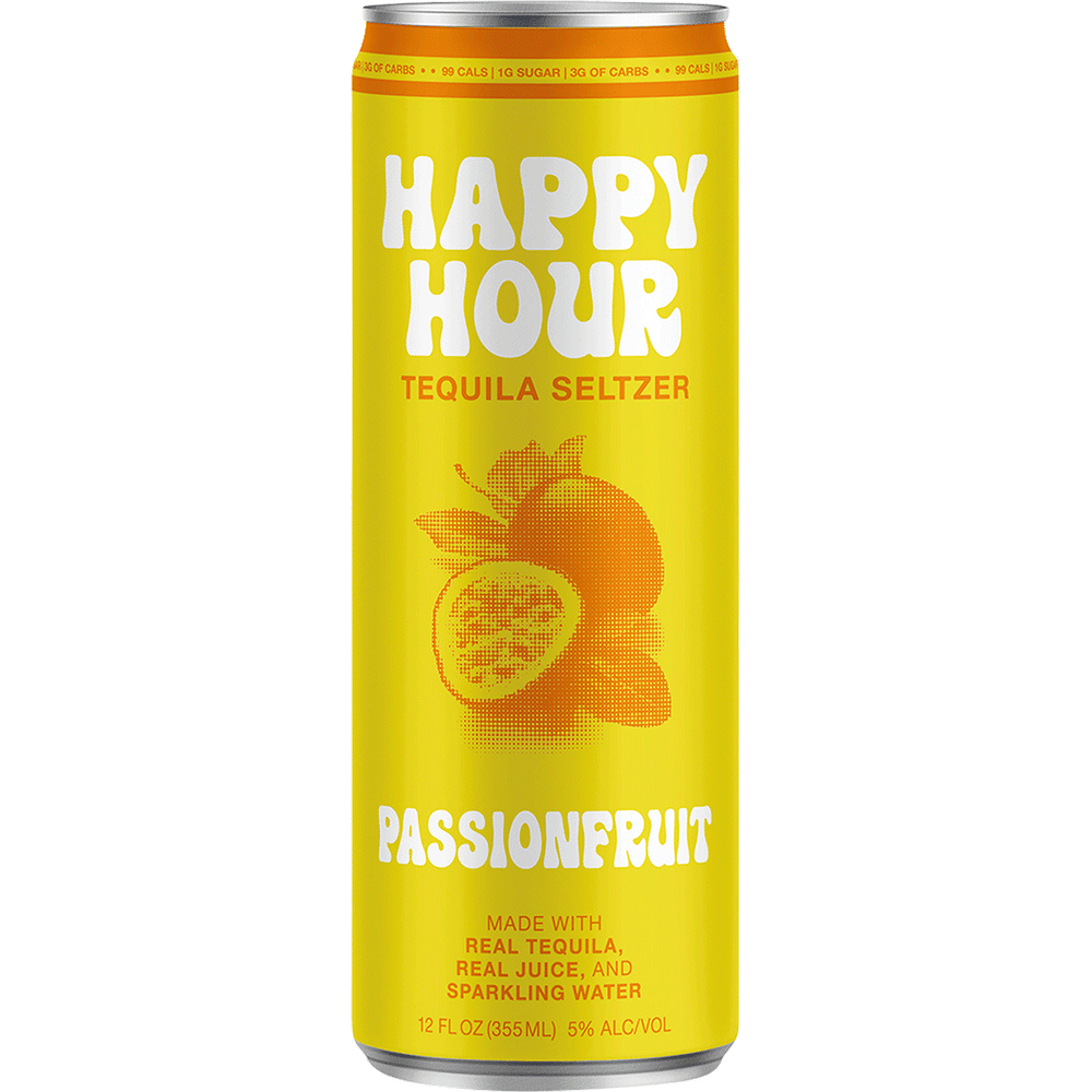 Happy Hour Passionfruit Tequila Seltzer
