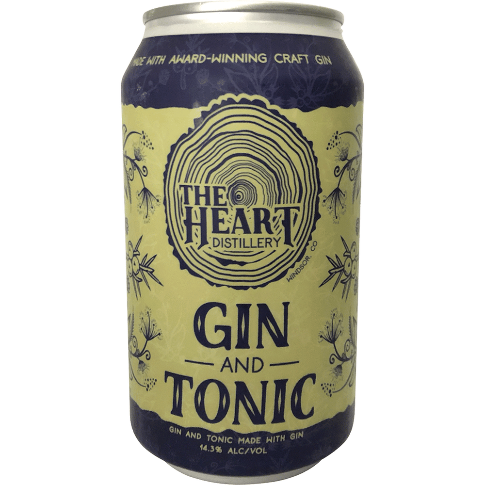 The Heart Distillery Gin and Tonic