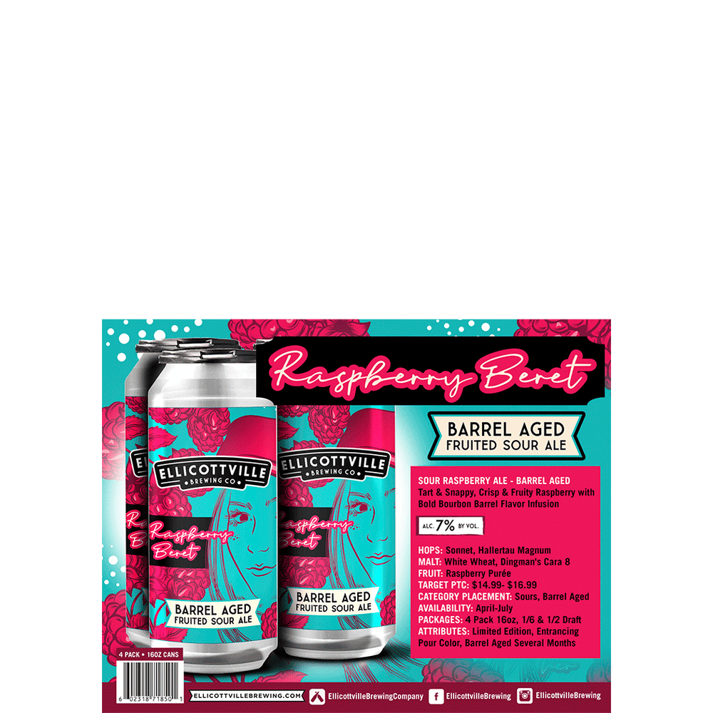 Ellicottville Raspberry Beret