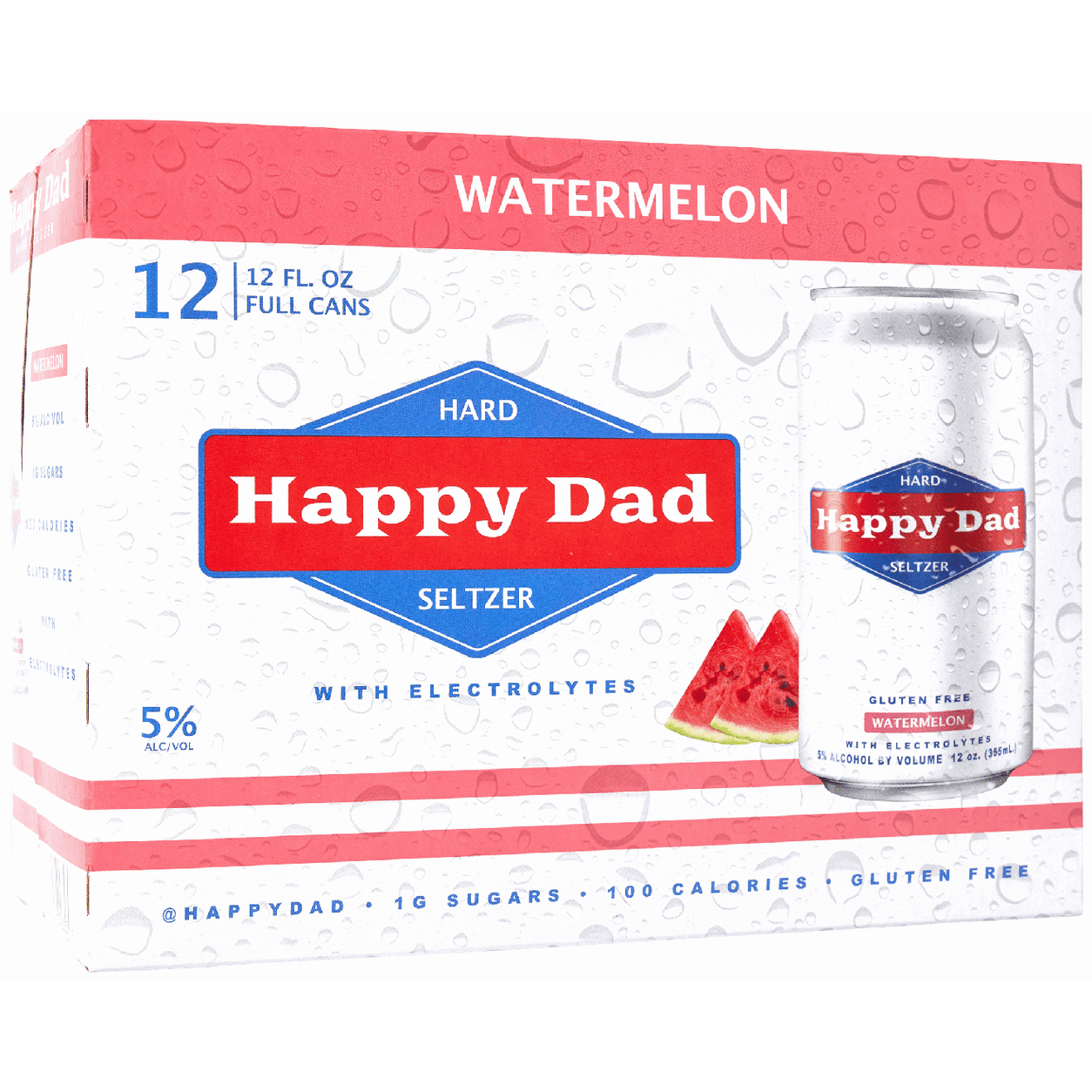 Happy Dad Hard Seltzer Watermelon