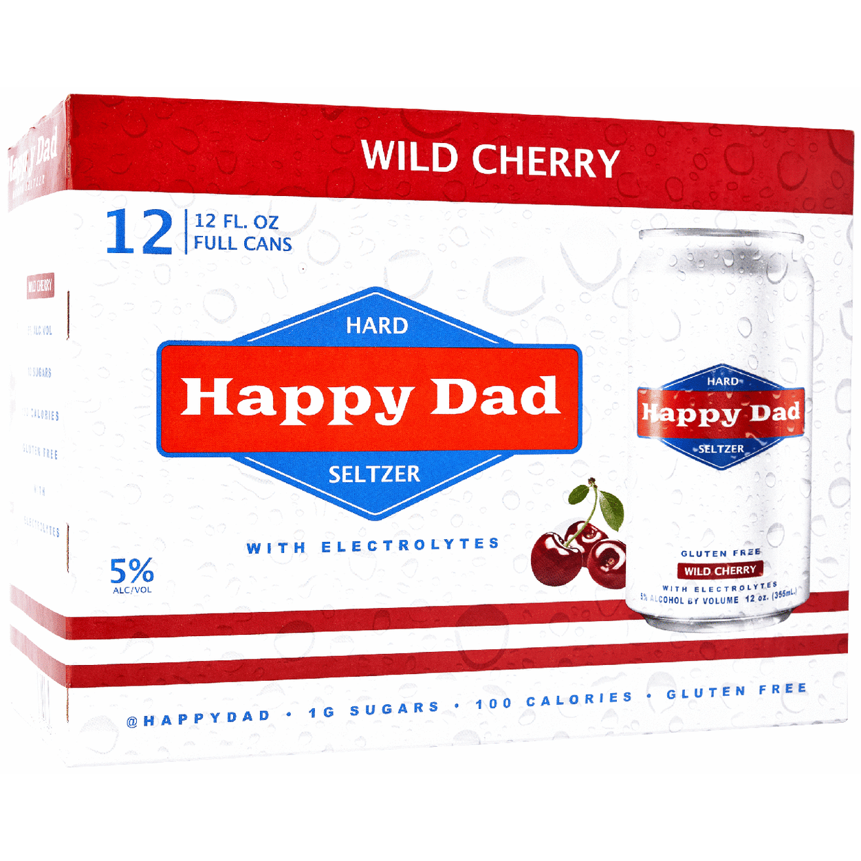Happy Dad Hard Seltzer Wild Cherry