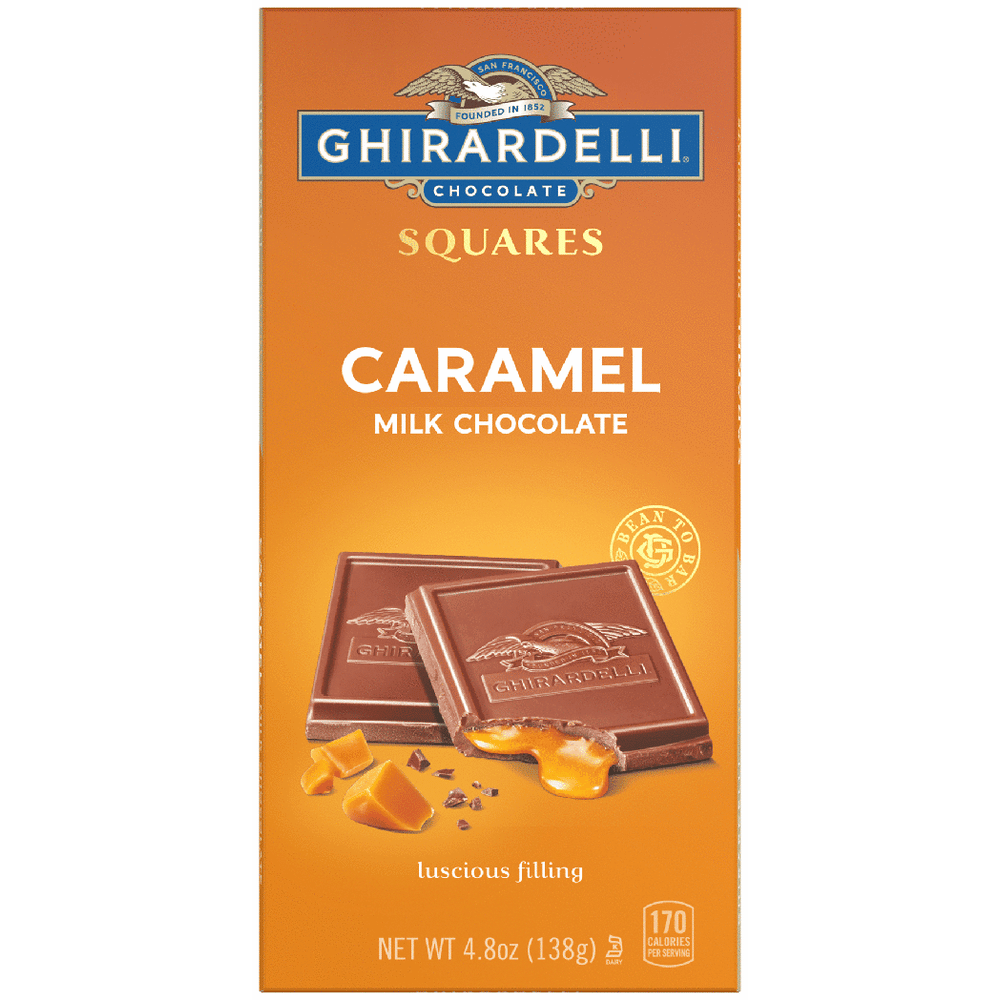 Ghirardelli Milk Chocolate Caramel Bar.